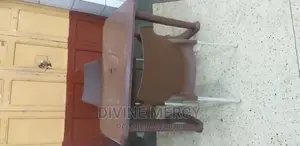 aset of rectangular table and chairs