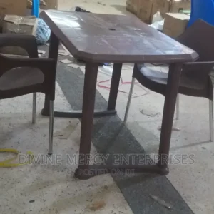 rectangular table and chairs