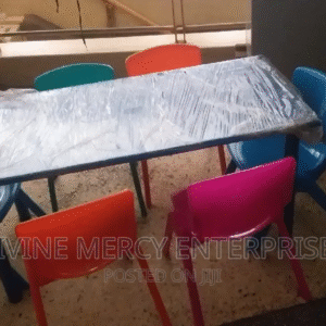 set of babychairs and table