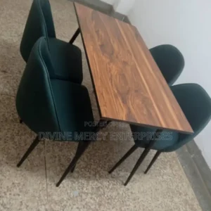 rectangula table and chairs
