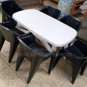 rectangula table and seats